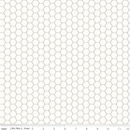 Bee Backgrounds - Honeycomb Gray by Lori Holt
