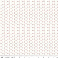 Bee Backgrounds - Honeycomb Red by Lori Holt