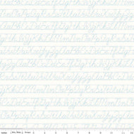 Bee Backgrounds - Penmanship Aqua by Lori Holt