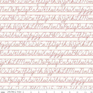 Bee Backgrounds - Penmanship Red by Lori Holt