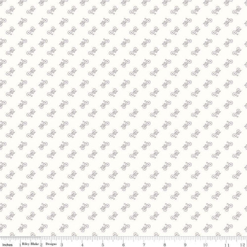 Bee Backgrounds - Bicycle Gray by Lori Holt