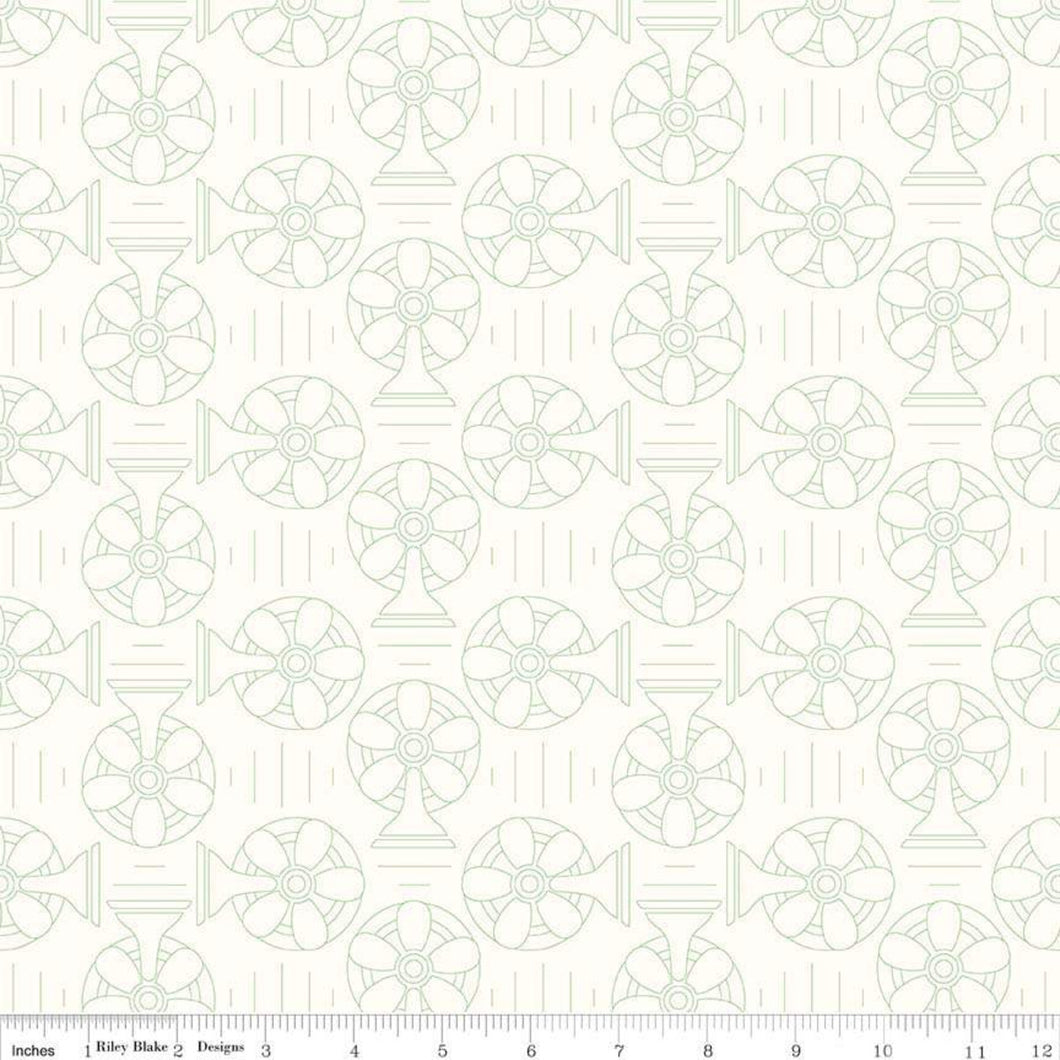 Bee Backgrounds - Cool Green by Lori Holt