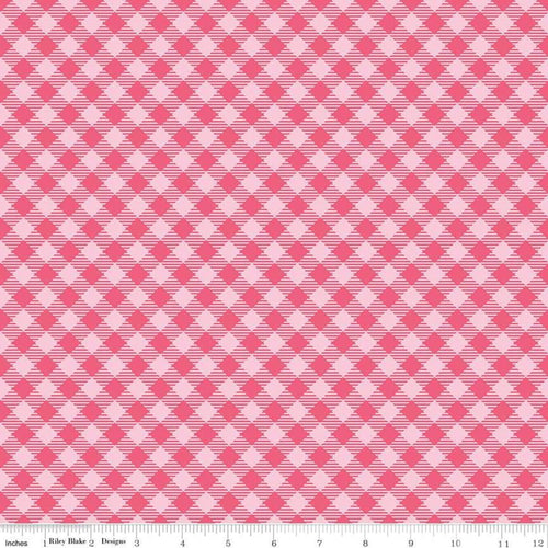 Bee Basics - Gingham Raspberry by Lori Holt