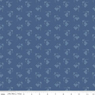 Bee Basics - Heart Blue by Lori Holt