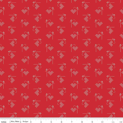 Bee Basics - Heart Red by Lori Holt
