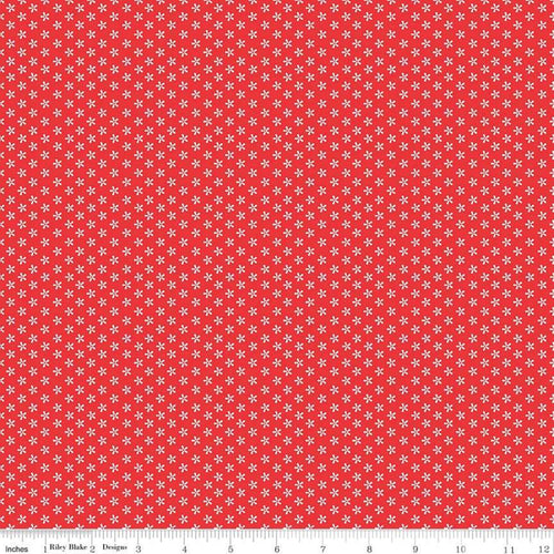 Bee Basics - Tiny Daisy Red by Lori Holt