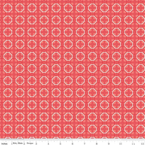 Bee Basics - Circles Red by Lori Holt