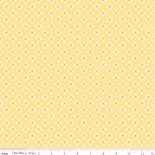 Bee Basics - Stitched Flower Yellow by Lori Holt