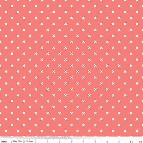 Bee Basics - X Coral by Lori Holt