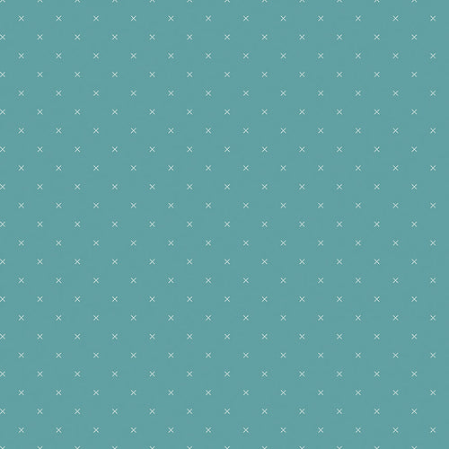 Bee Cross Stitch - Riley Teal by Lori Holt