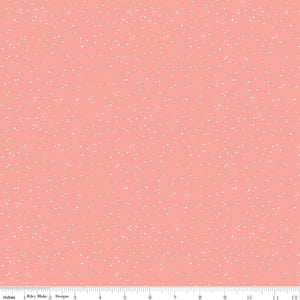 Snow Sweet Sugary Snow Dots - Pink by J. Wecker Frisch