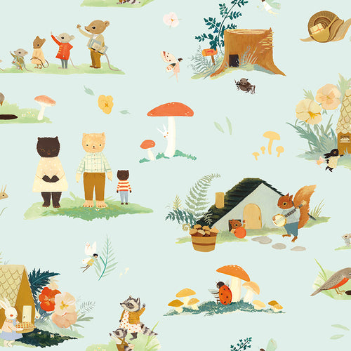 The Littlest Family's Big Day - Main Aqua by Emily Winfield Martin