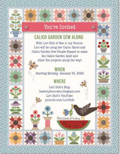 Calico Garden Sew Along Quilt Kit by Lori Holt