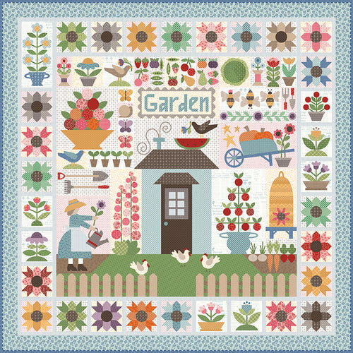 Calico Garden Sew Along Quilt Kit by Lori Holt