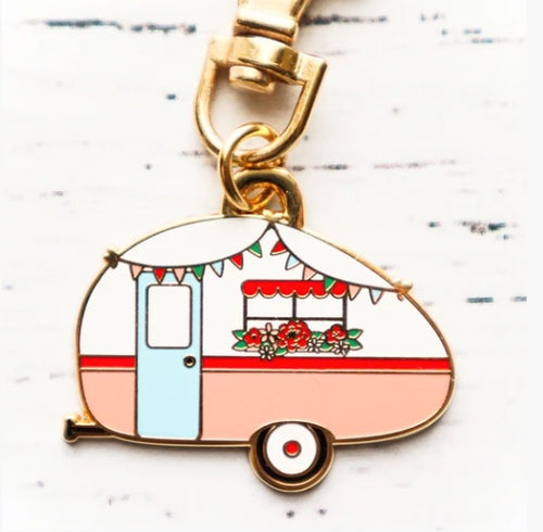 Charm - Retro Camper Enamel Charm by Flamingo Toes