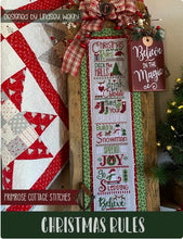 Load image into Gallery viewer, Christmas Rules by Primrose Cottage Stitches