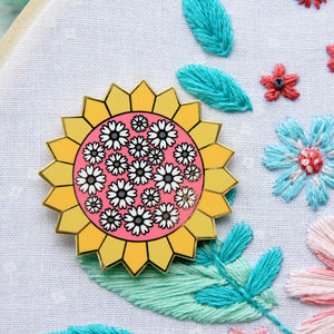 Needle Minder - Sunny Daisy Dresden by Flamingo Toes