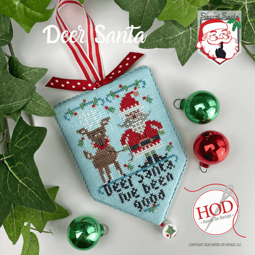 Secret Santa - Deer Santa by Hands On Design