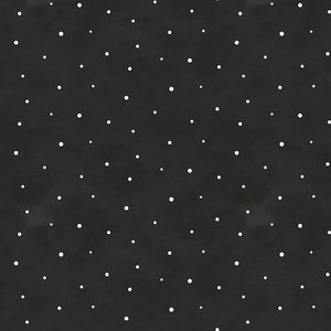 Hello Winter - Flannel Dots Black by Tara Reed