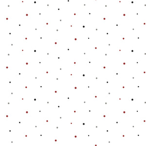 Hello Winter - Flannel Dots Multi by Tara Reed