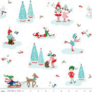 Pixie Noel 2 Flannel - Main White by Tasha Noel