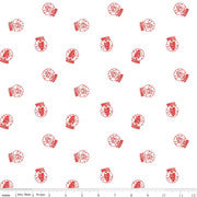 Pixie Noel 2 Flannel - Snow Globes White by Tasha Noel