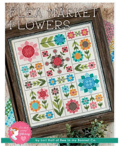 Flea Market Flowers Cross Stitch Pattern by Lori Holt