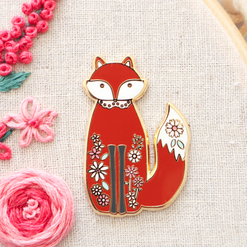 Needle Minder - Floral Fox by Flamingo Toes
