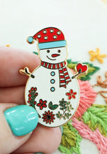 Load image into Gallery viewer, Needle Minder - Sweet Snowman by Beverly McCullough