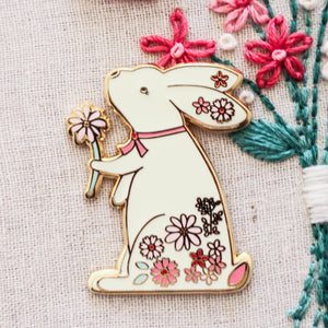 Needle Minder - Floral Bunny by Flamingo Toes