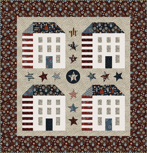Folk Art America Quilt Kit by Teresa Kogut
