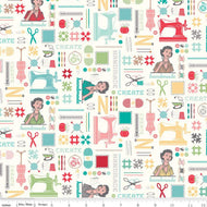 My Happy Place Home Decor Main Cream by Lori Holt