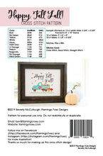 Load image into Gallery viewer, Happy Fall Y&#39;all Cross Stitch by Flamingo Toes