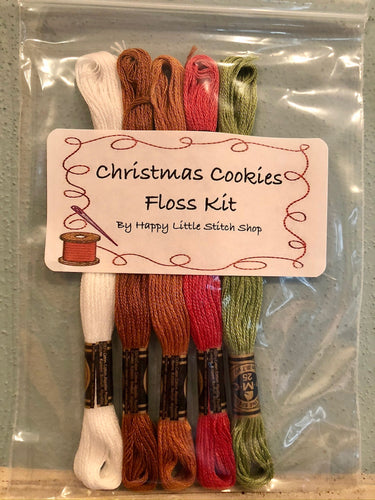 Floss Kit - Christmas Cookies by Country Cottage Needleworks