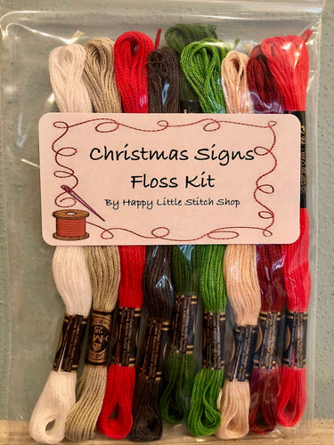 Floss Kit - Christmas Signs by Tiny Modernist