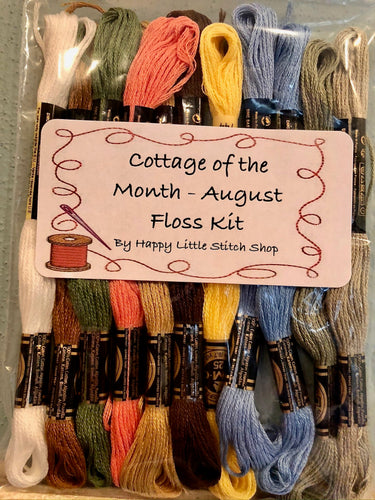 Floss Kit - Cottage of the Month - August