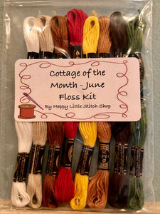 Floss Kit - Cottage of the Month - June