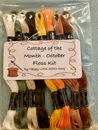 Floss Kit - Cottage of the Month - October