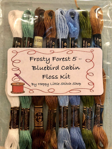 Floss Kit - Frosty Forest 5 - Bluebird Cabin