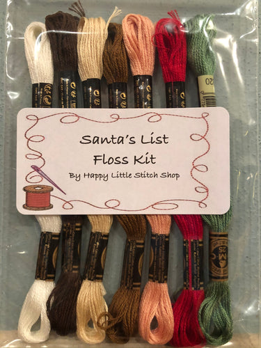 Floss Kit - Santa's List