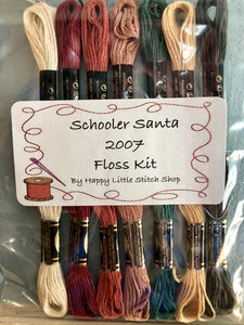 Floss Kit - Schooler Santa 2007