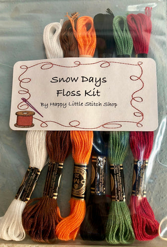 Floss Kit - Snow Days