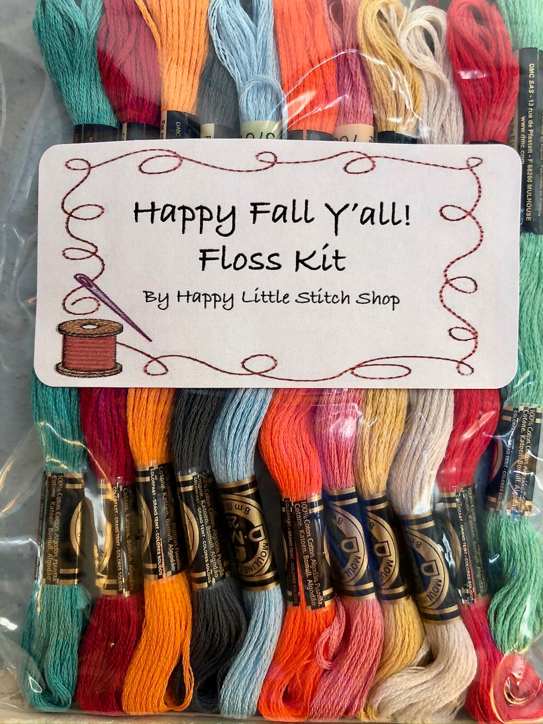 Floss Kit - Happy Fall Y'all by Flamingo Toes
