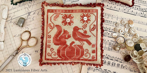 Gathering Acorns by Luminous Fiber Arts