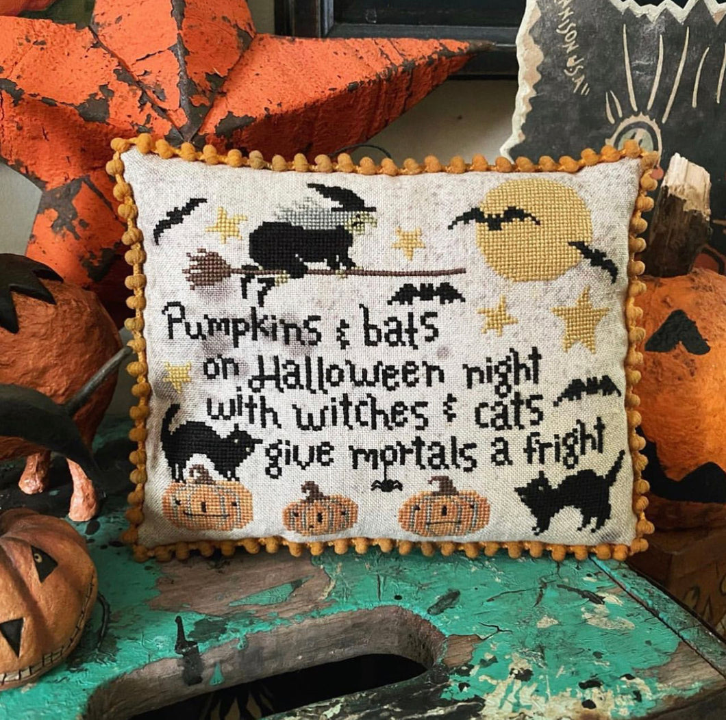 Pumpkins and Bats by Teresa Kogut