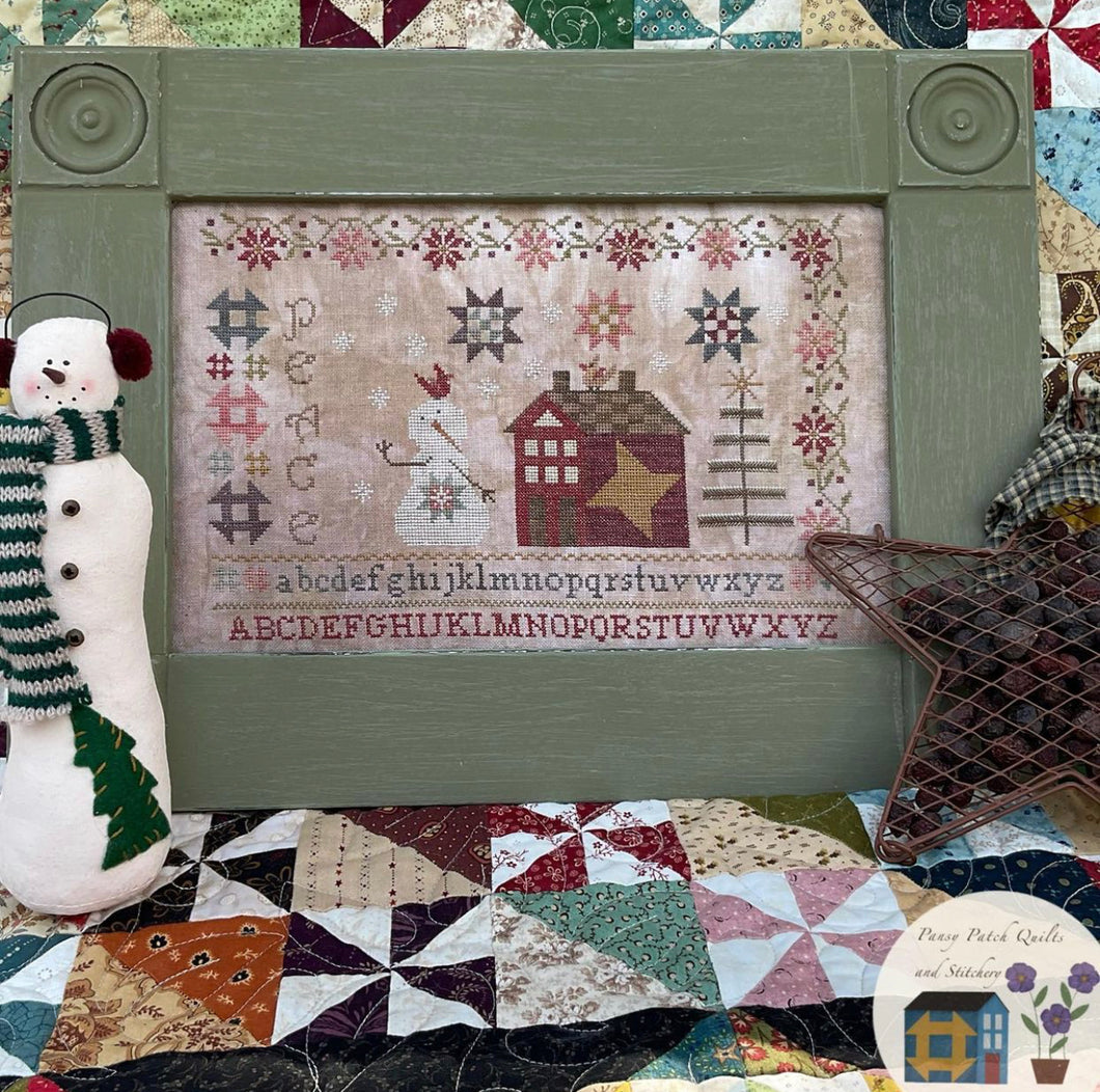 Peace - Winter at Pansy Patch Manor by Pansy Patch Quilts and Stitchery