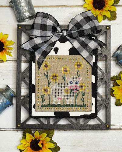 Bovine Plaid by Little Stitch Girl