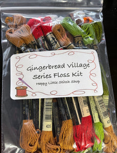 Floss Kit - Gingerbread Village Series by Country Cottage Needleworks