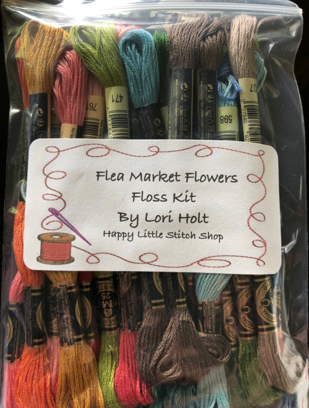 Floss Kit - Flea Market Flowers by Lori Holt