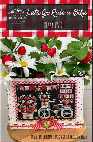 Let's Go Ride a Bike - Berry Patch by Stitching with the Housewives